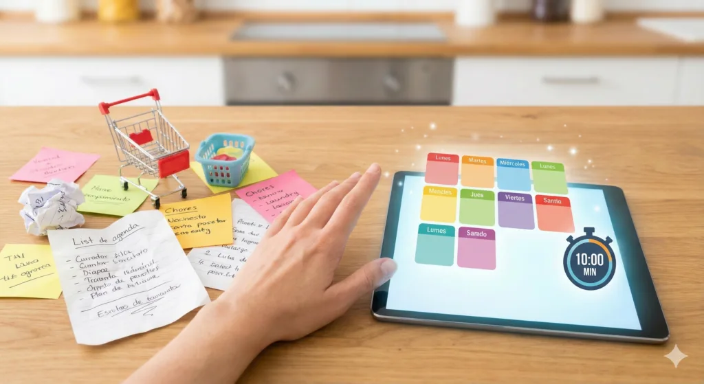 Cómo usar IA para organizar tu semana en 10 minutos