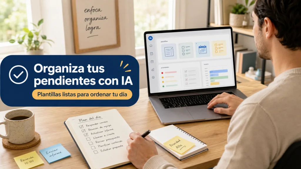 Plantillas de IA para organizar tareas