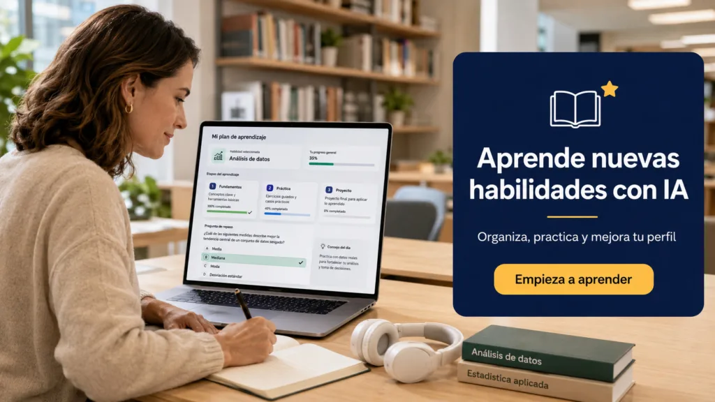 ia para estudiar nuevas habilidades