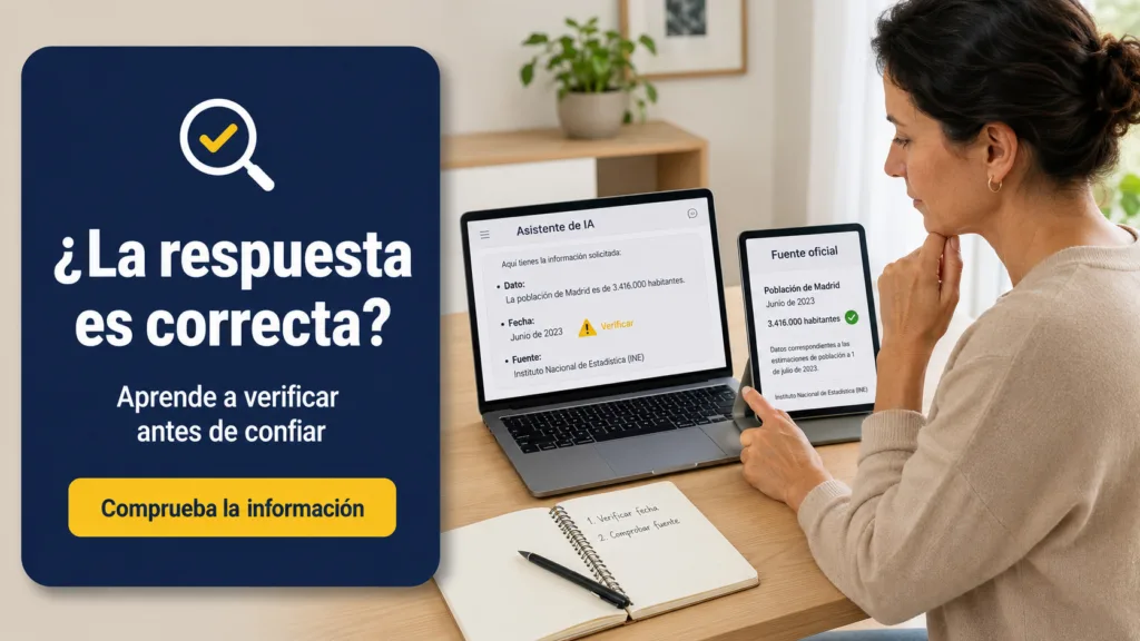 verificar respuestas de IA